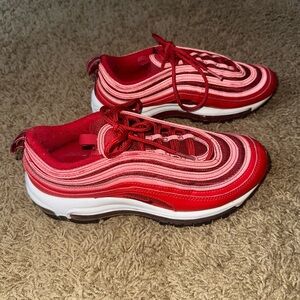 Women’s Nike Air Max 97 Sneakers Red Size 7.5